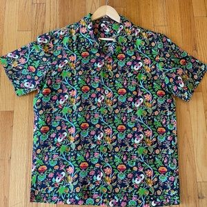 Vintage Silk Yohji Yamamoto short sleeve button up